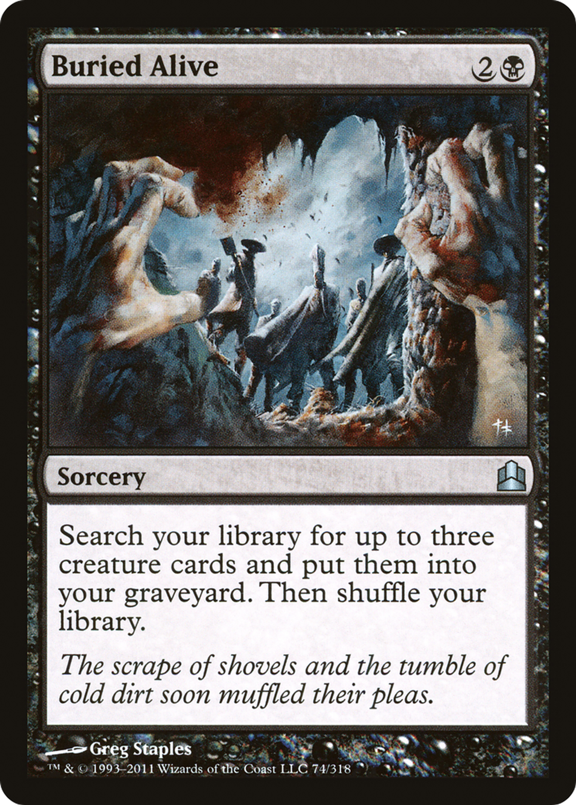 Buried Alive — Commander 2011 — Magic: The Gathering