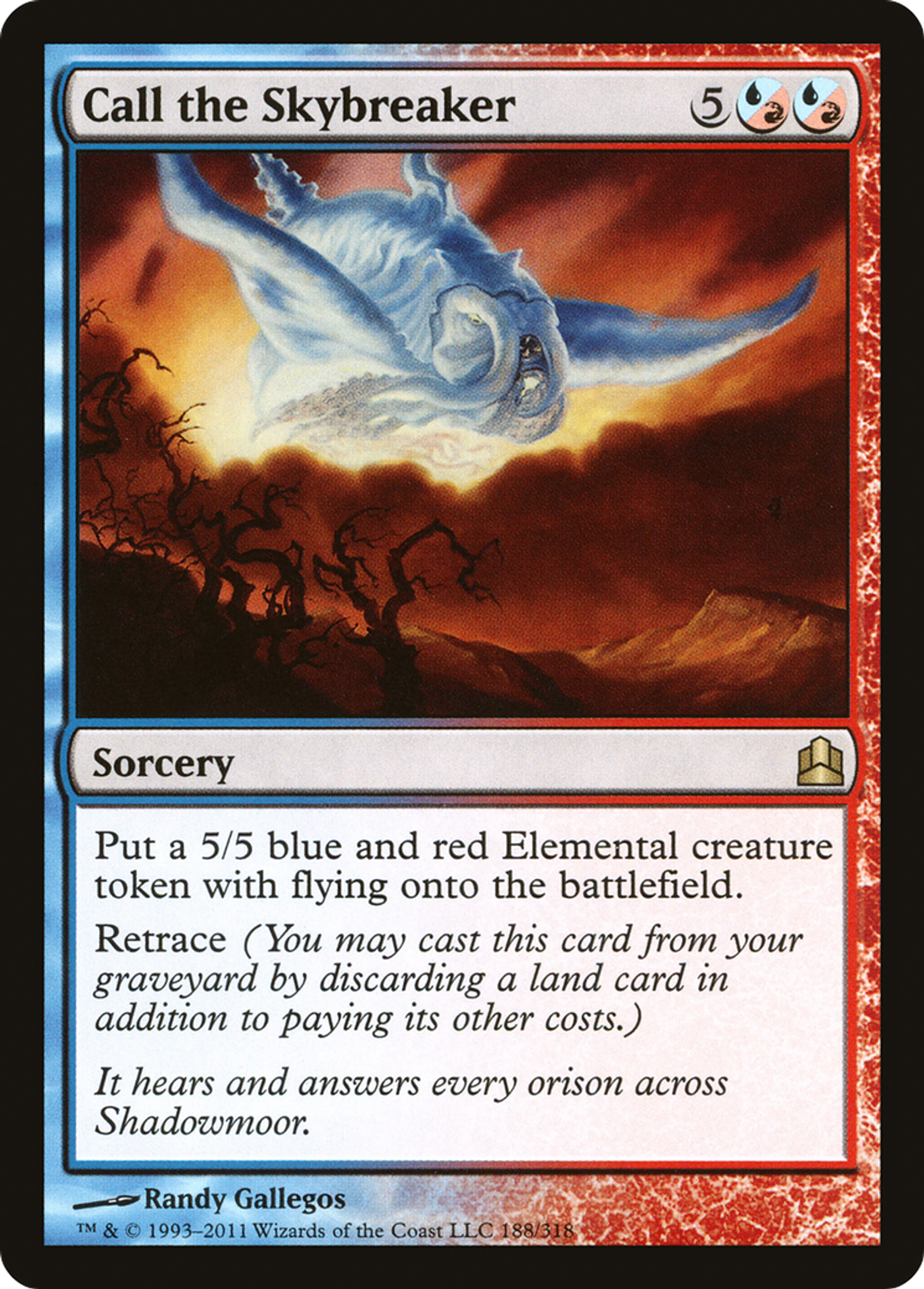 Appel du briseciel — Commander 2011 — Magic: The Gathering