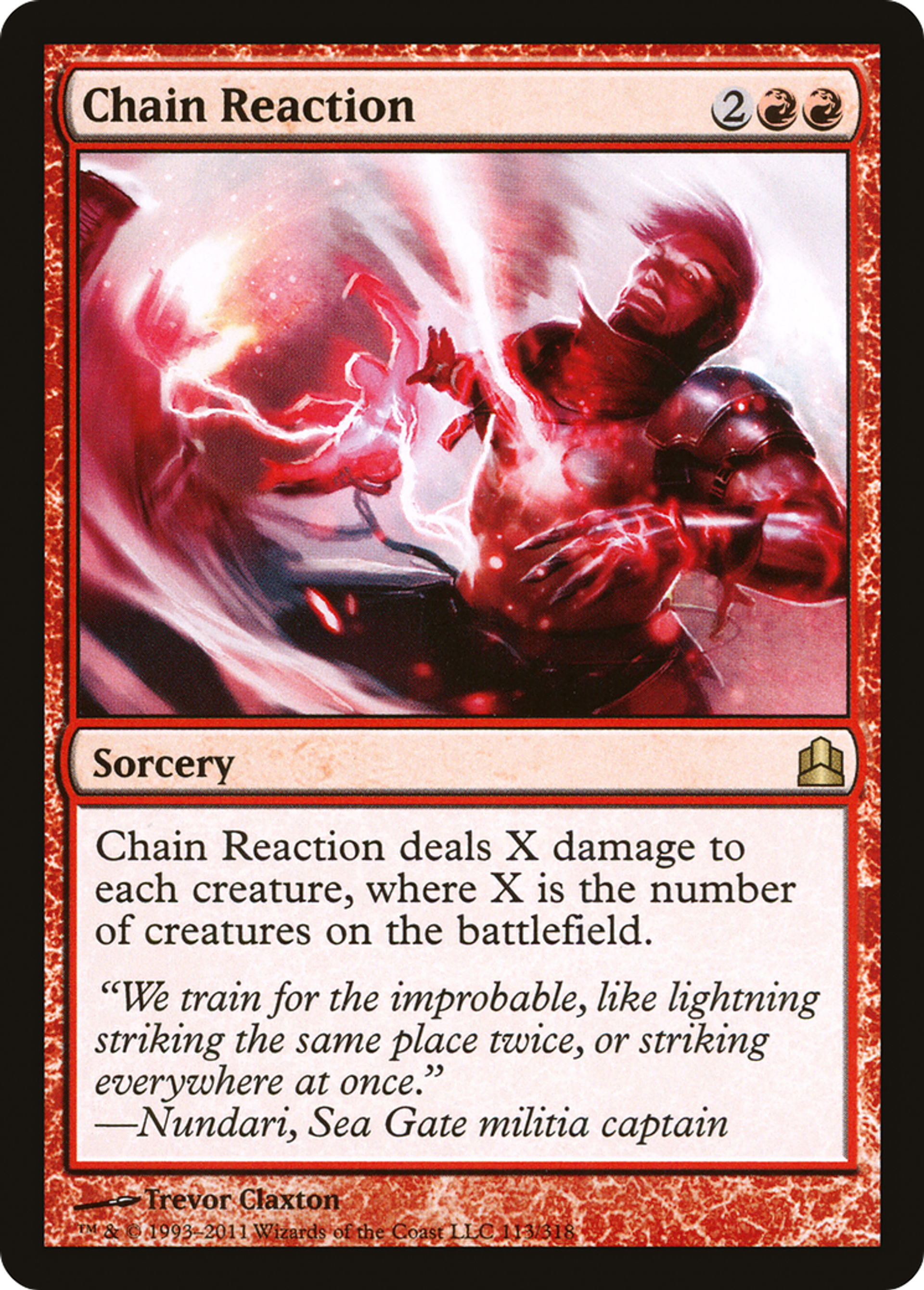 Réaction en chaîne — Commander 2011 — Magic: The Gathering