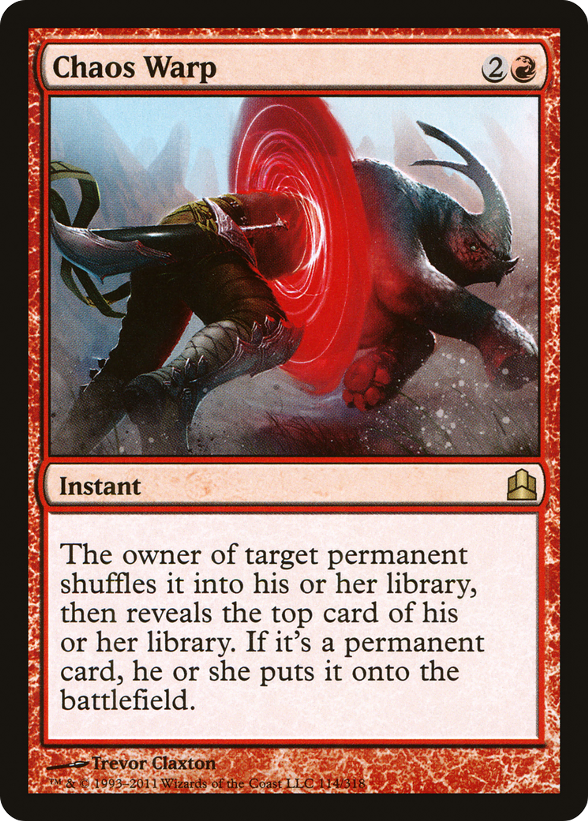Distorsion chaotique — Commander 2011 — Magic: The Gathering