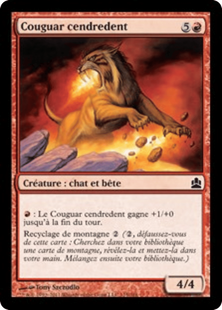 Couguar cendredent — Commander 2011 — Magic: The Gathering