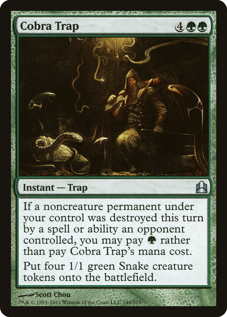 Cobra Trap — Commander 2011 — Magic: The Gathering