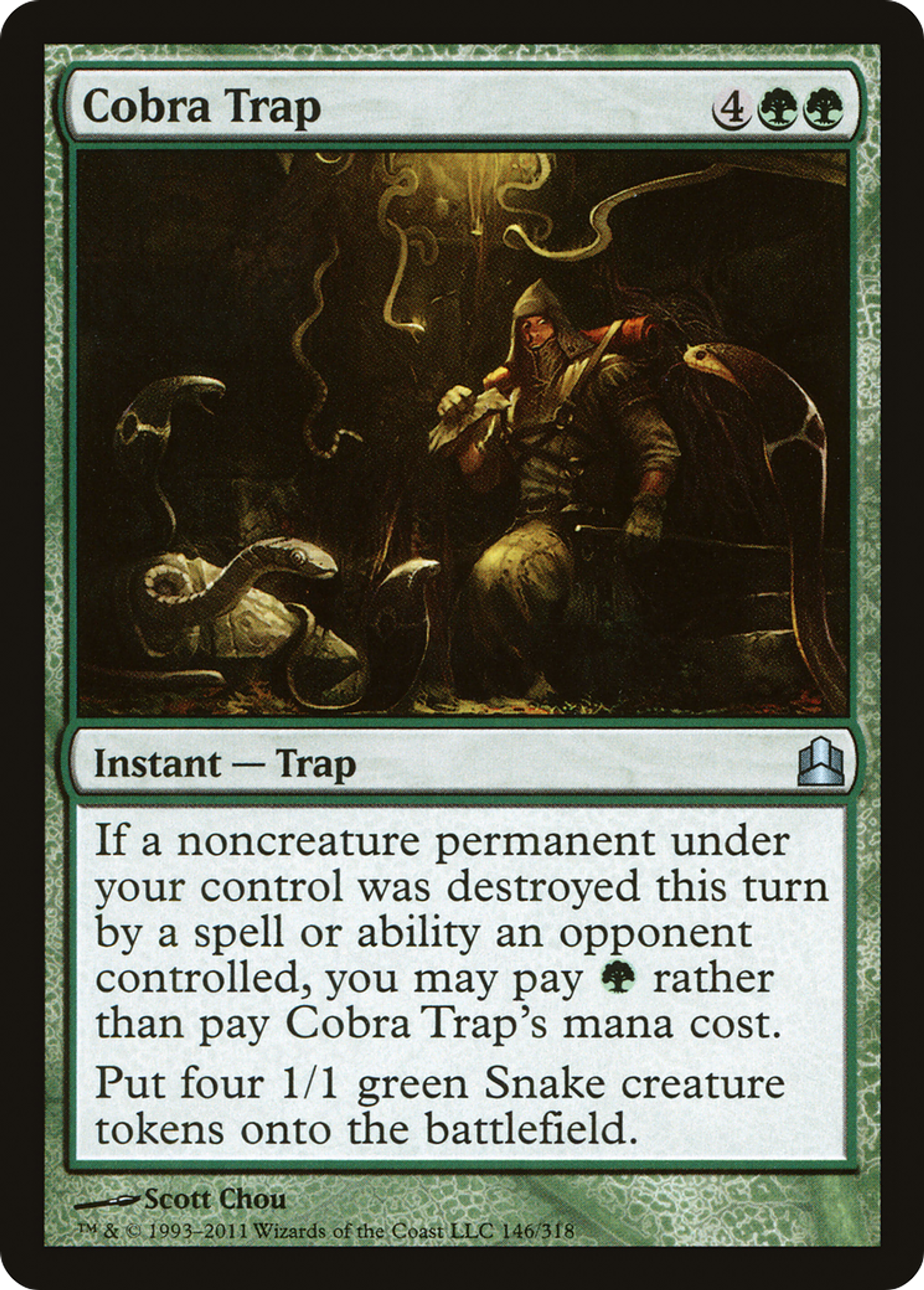Cobra Trap — Commander 2011 — Magic: The Gathering