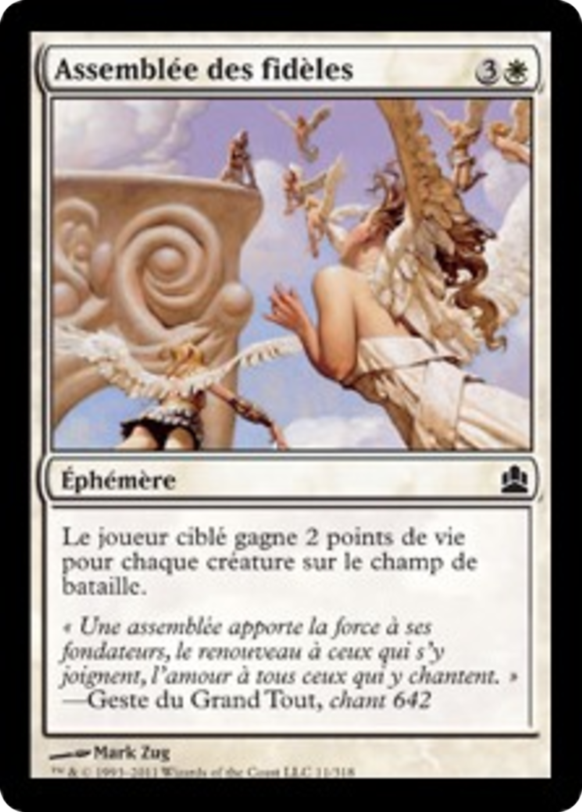 Assemblée des fidèles — Commander 2011 — Magic: The Gathering