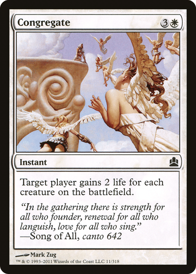 Congregate — Commander 2011 — Magic: The Gathering
