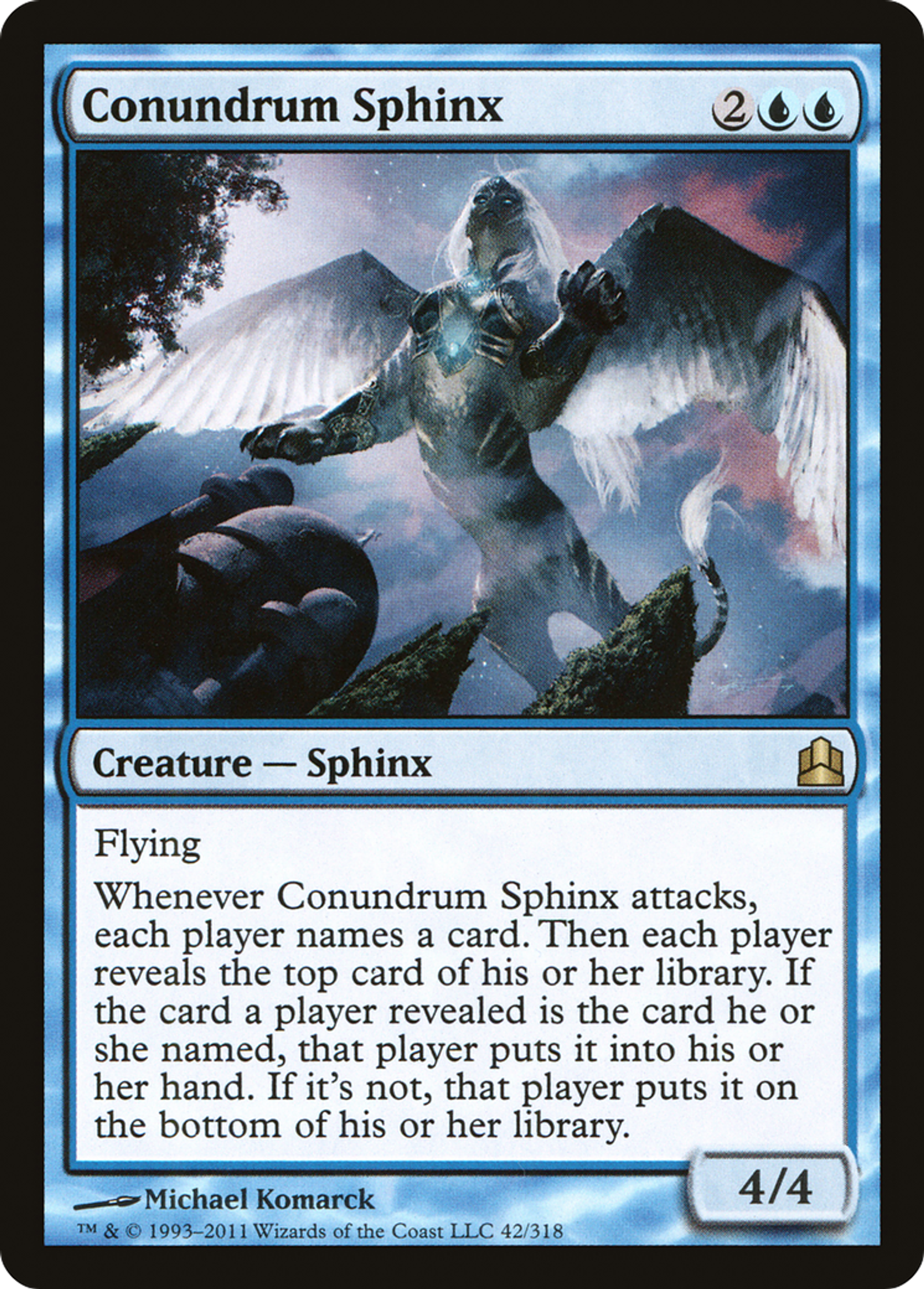 Sphinx du mystère — Commander 2011 — Magic: The Gathering