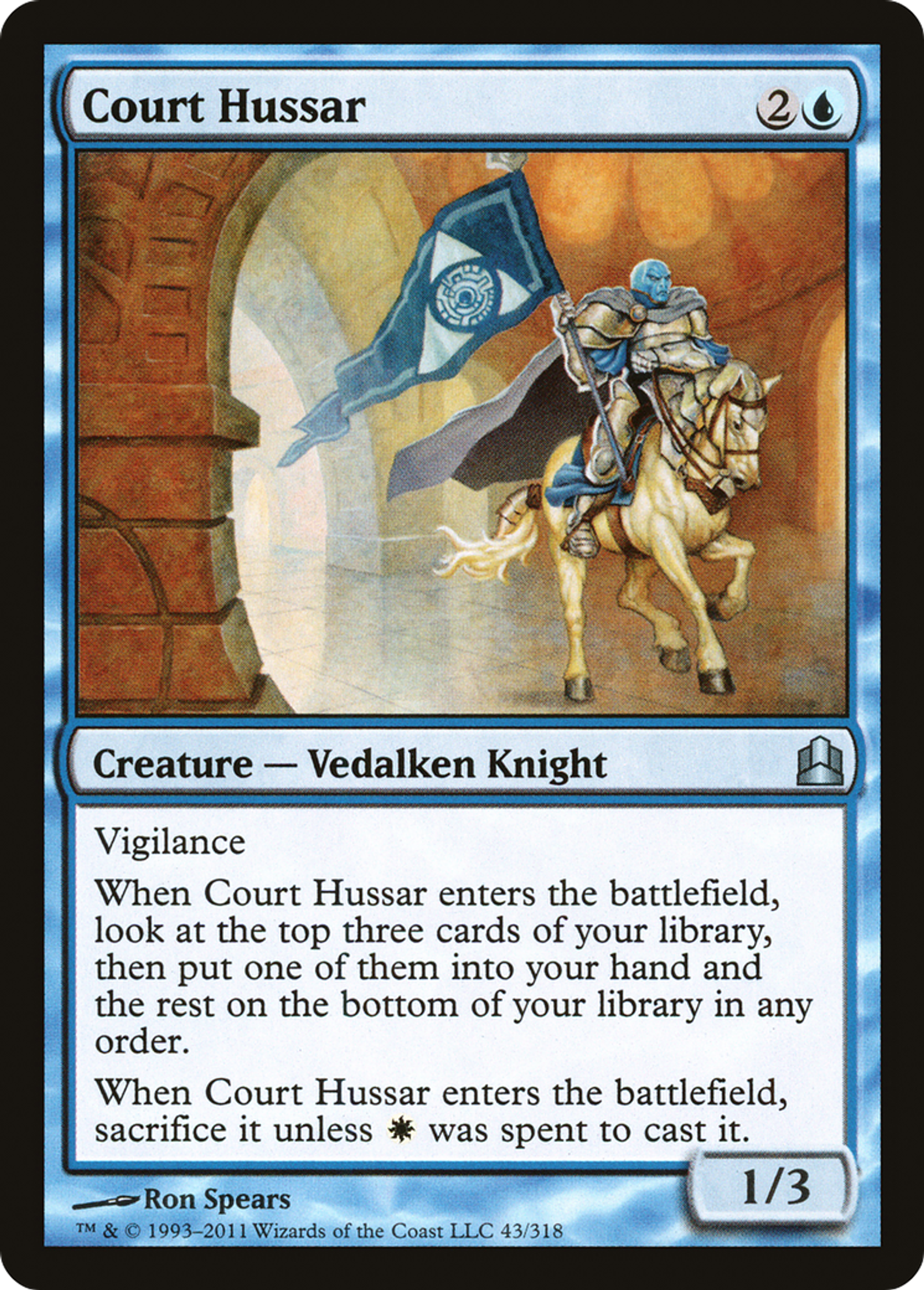 Hussard de la cour — Commander 2011 — Magic: The Gathering