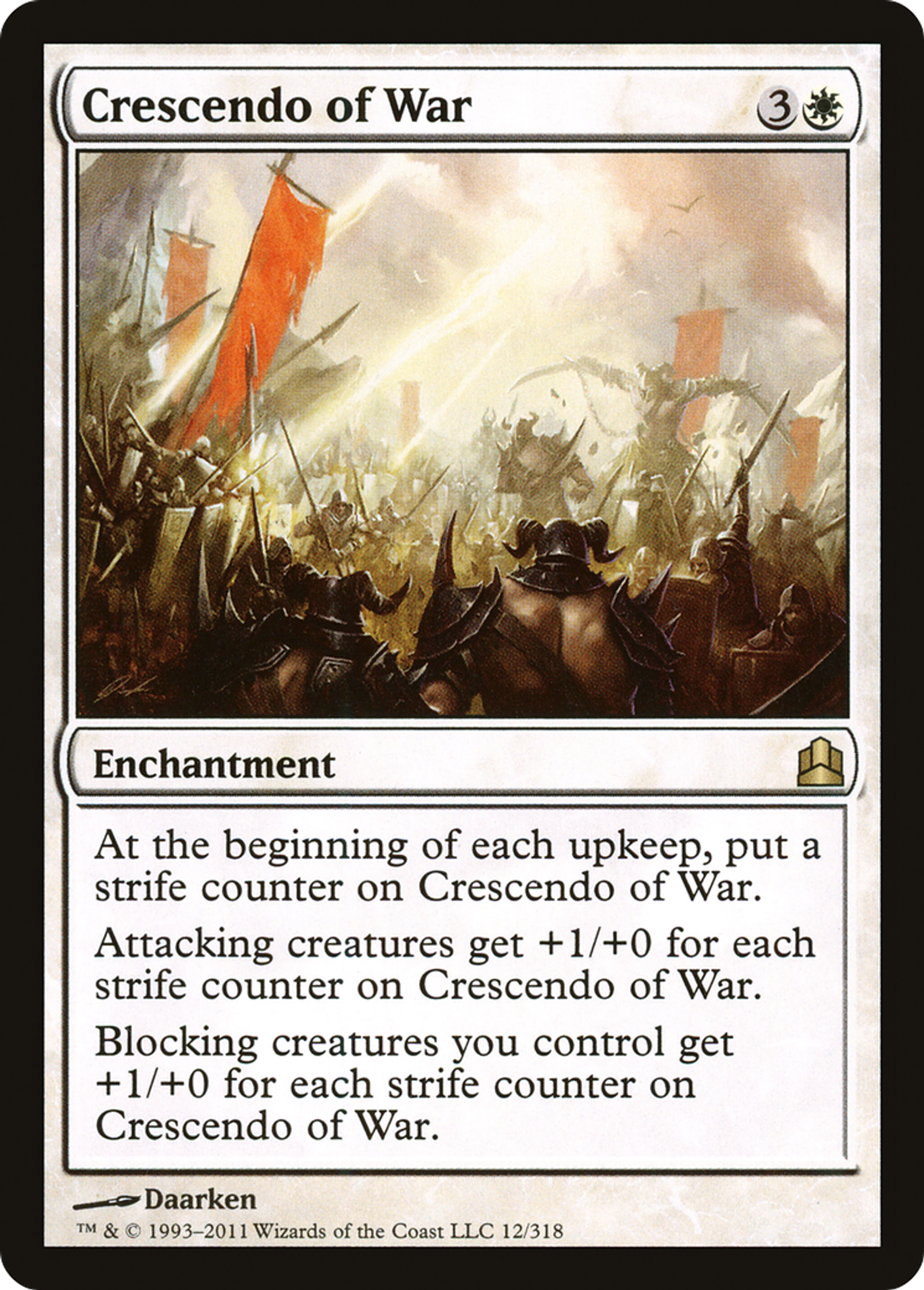 Crescendo of War — Commander 2011 — Magic: The Gathering