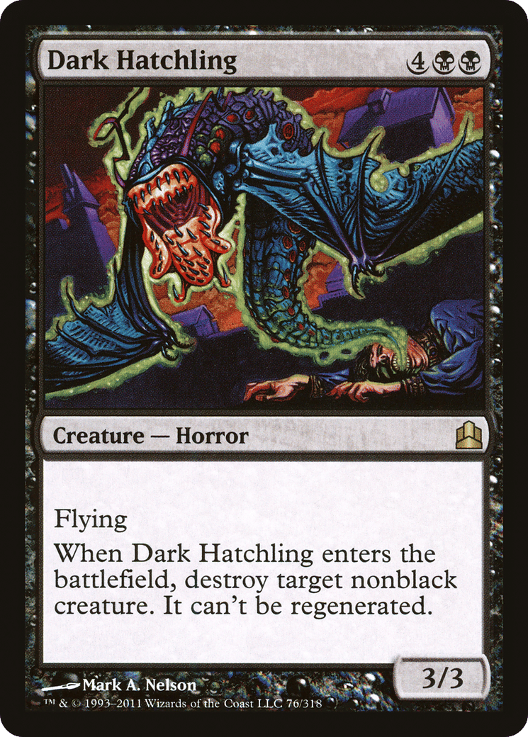 Dark Hatchling — Commander 2011 — Magic: The Gathering