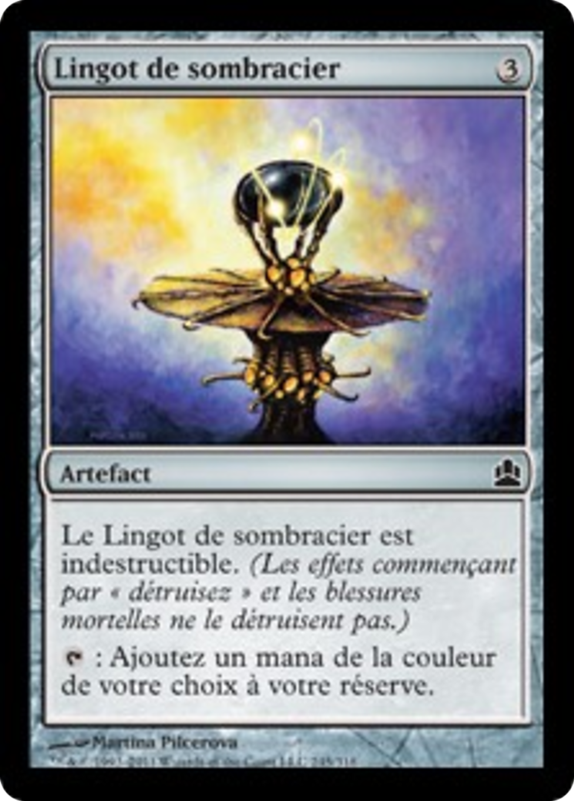 Lingot de sombracier — Commander 2011 — Magic: The Gathering