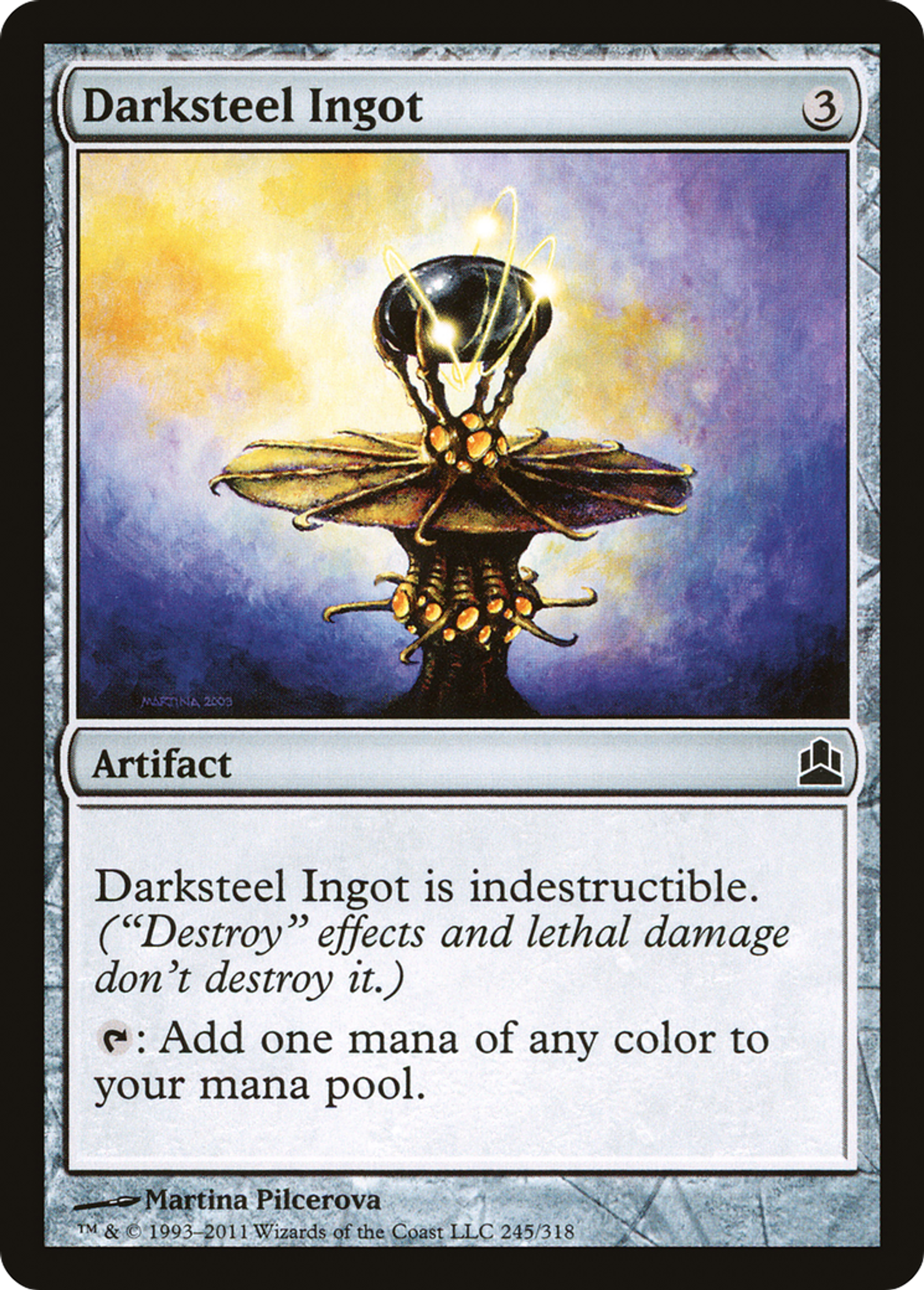 Lingot de sombracier — Commander 2011 — Magic: The Gathering