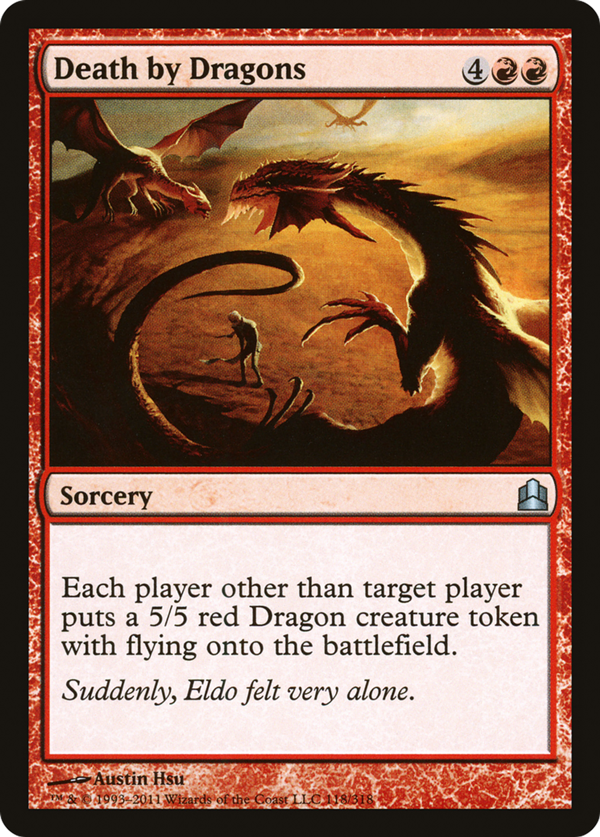 Décès par dragons — Commander 2011 — Magic: The Gathering