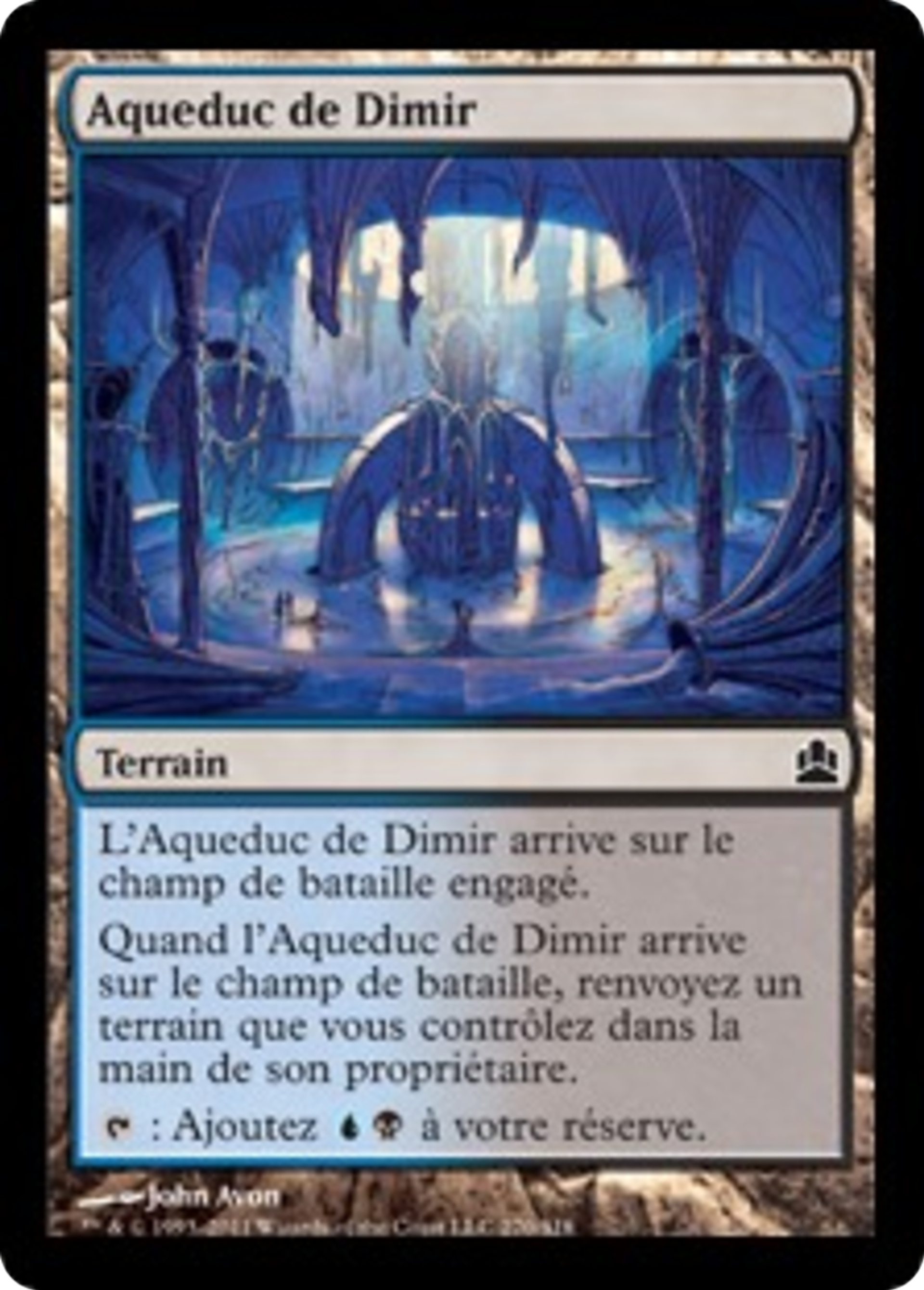 Aqueduc de Dimir — Commander 2011 — Magic: The Gathering