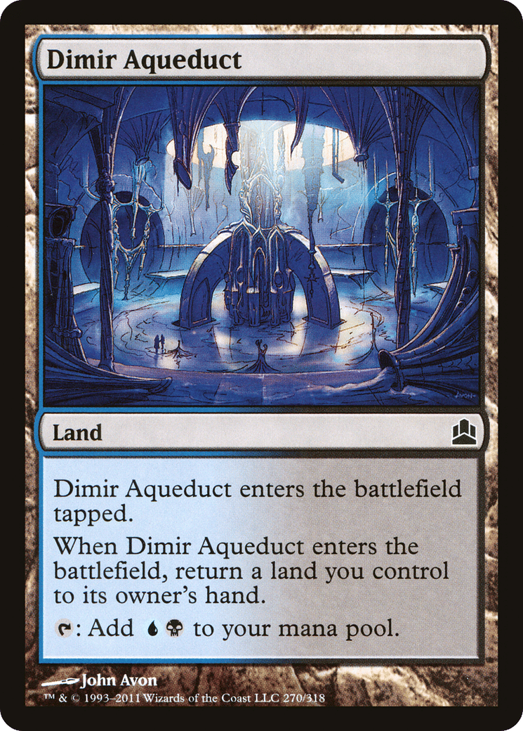 Dimir Aqueduct — Commander 2011 — Magic: The Gathering