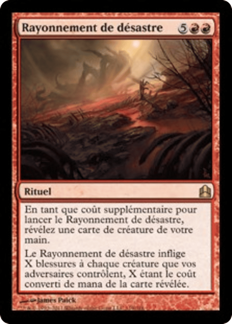 Rayonnement de désastre — Commander 2011 — Magic: The Gathering