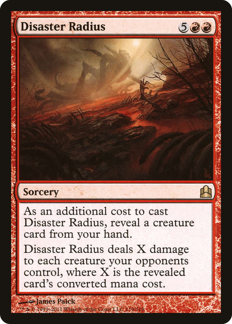Disaster Radius — Commander 2011 — Magic: The Gathering