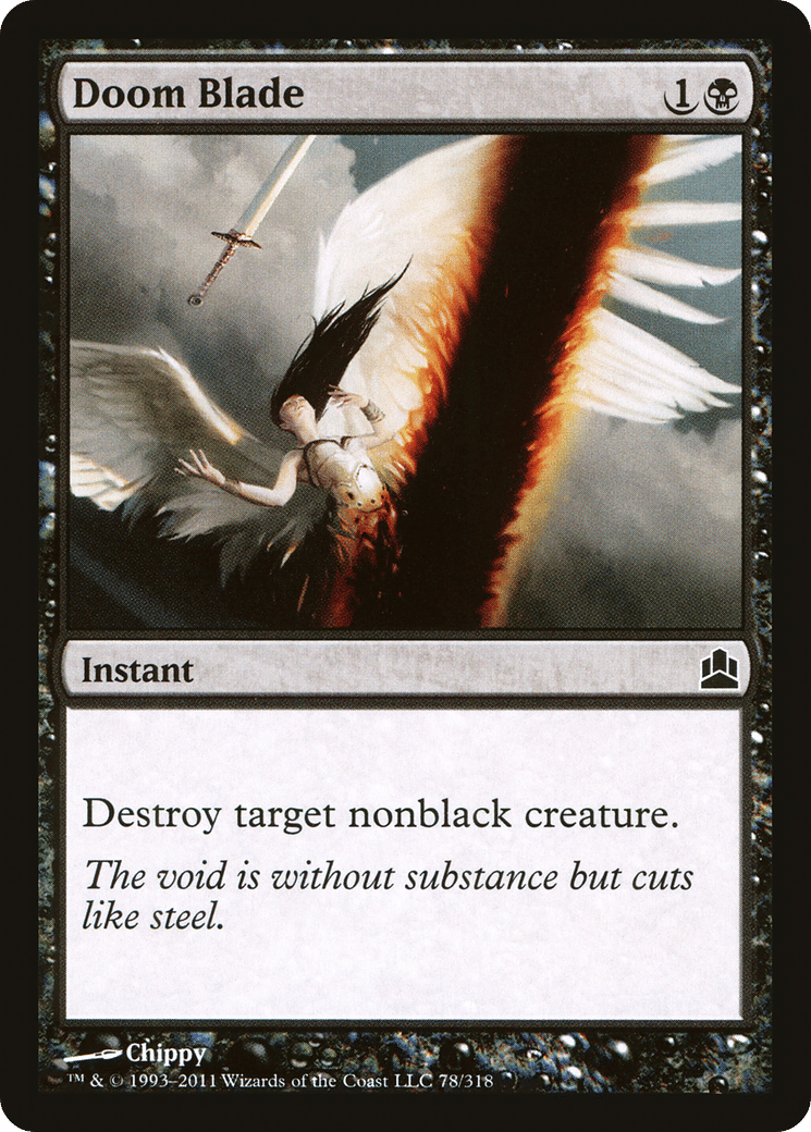 Doom Blade — Commander 2011 — Magic: The Gathering