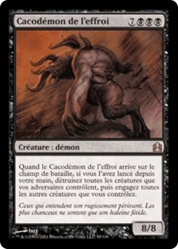 Cacodémon de l'effroi — Commander 2011 — Magic: The Gathering
