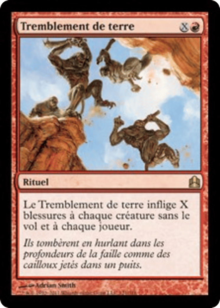 Tremblement de terre — Commander 2011 — Magic: The Gathering