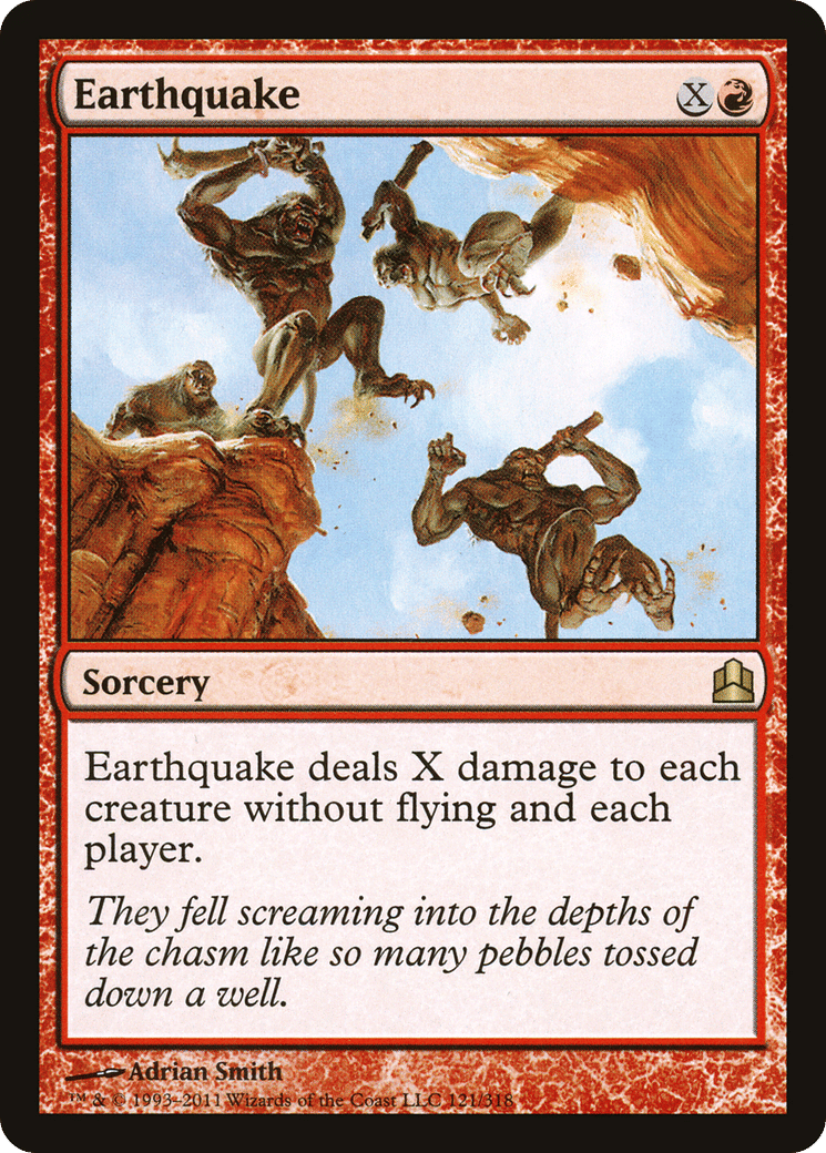 Earthquake — Commander 2011 — Magic: The Gathering