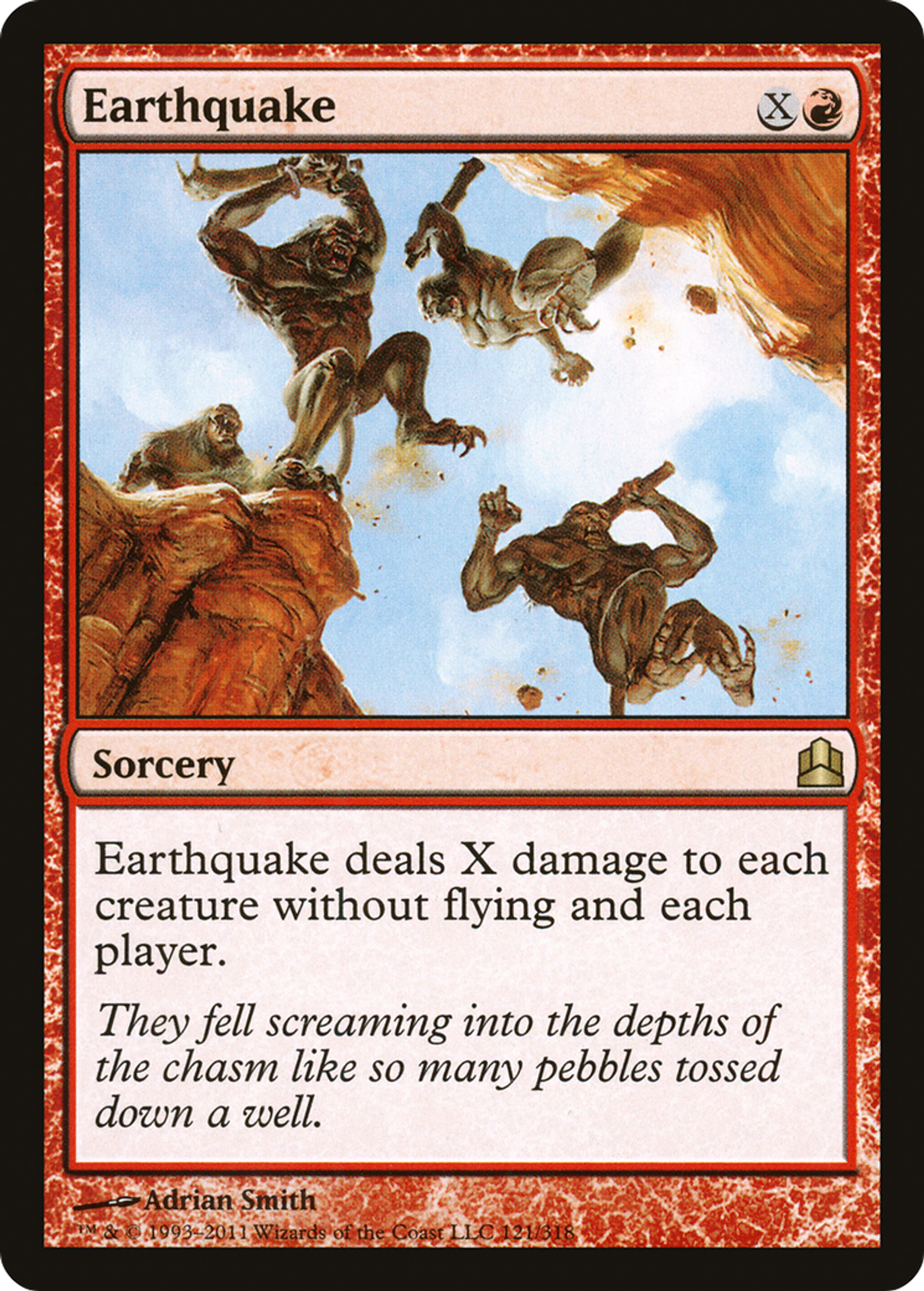Earthquake — Commander 2011 — Magic: The Gathering
