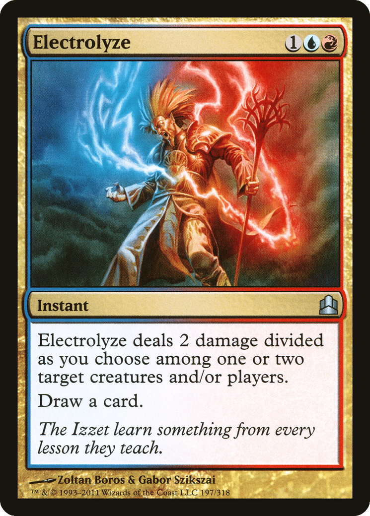Electrolyze — Commander 2011 — Magic: The Gathering