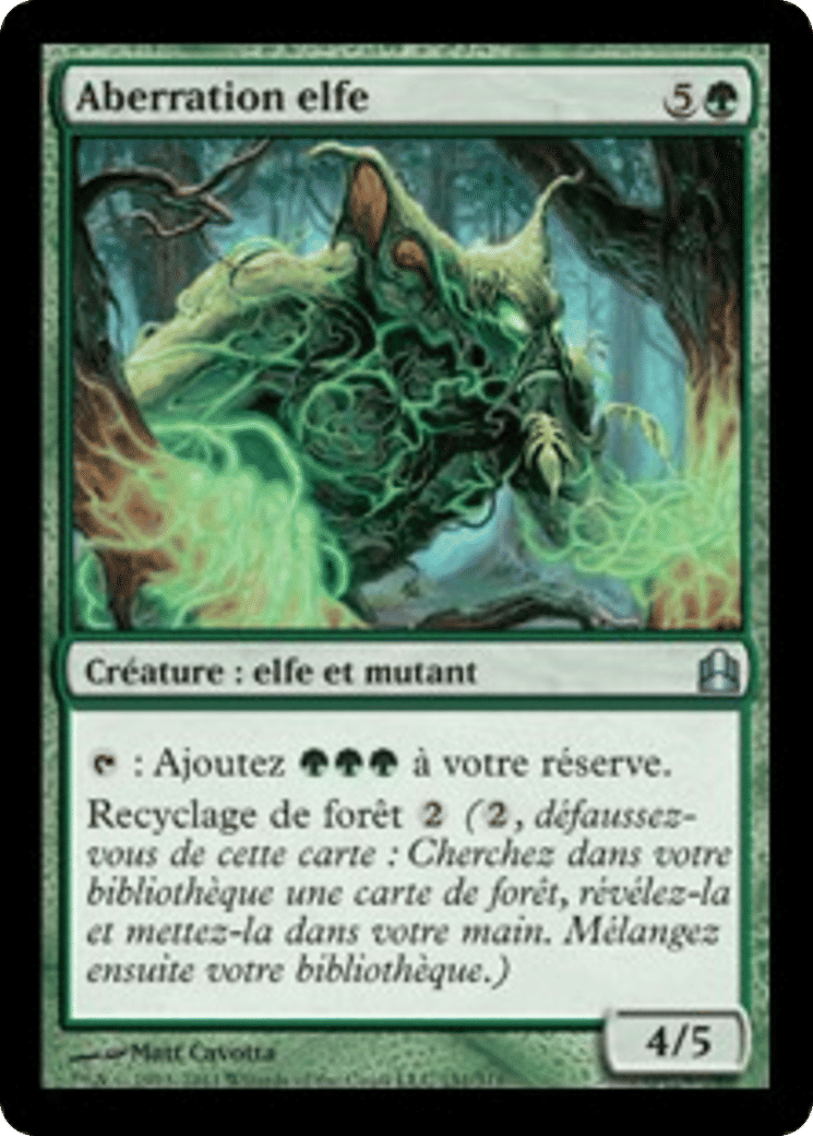 Aberration elfe — Commander 2011 — Magic: The Gathering