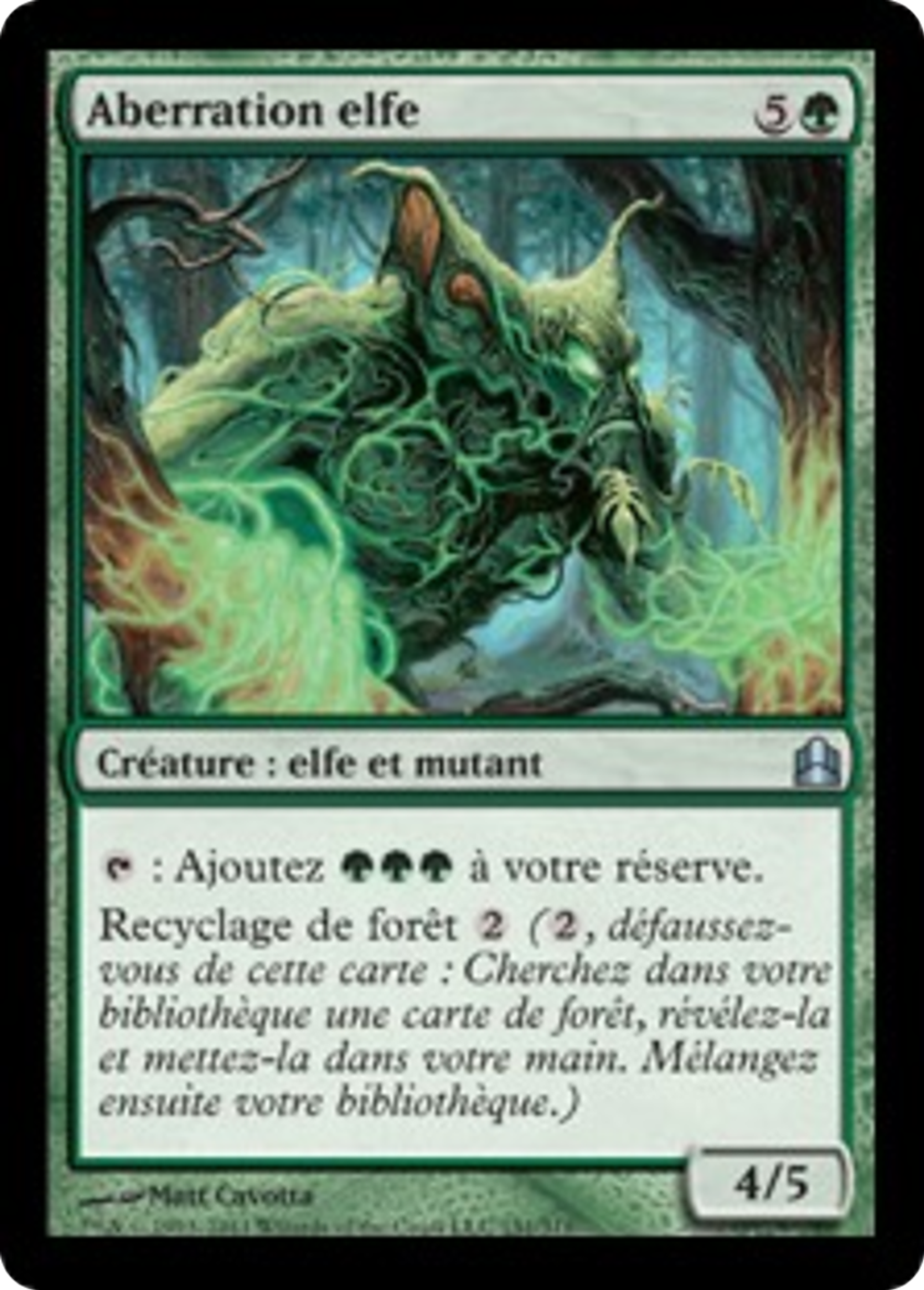 Aberration elfe — Commander 2011 — Magic: The Gathering