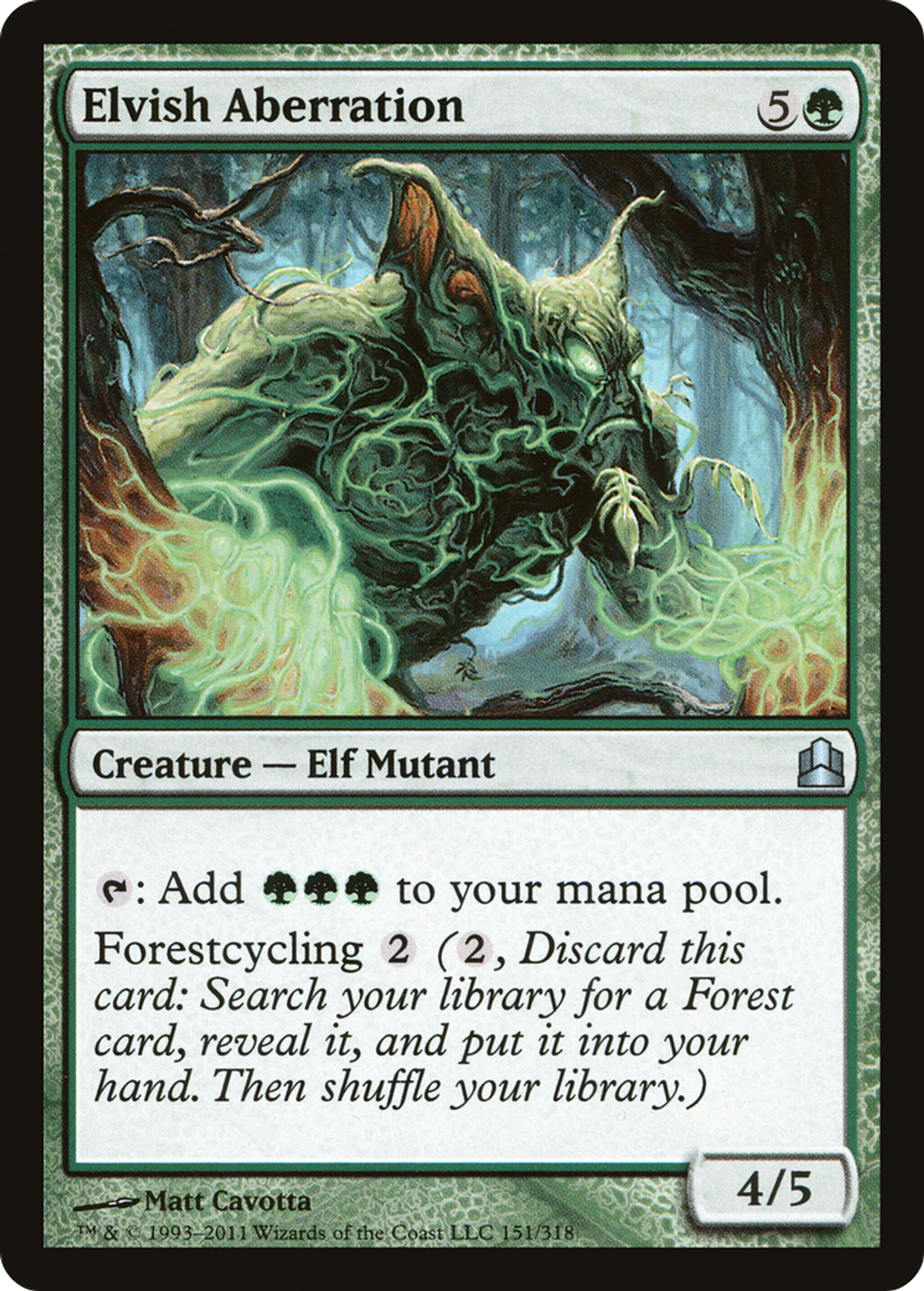Aberration elfe — Commander 2011 — Magic: The Gathering