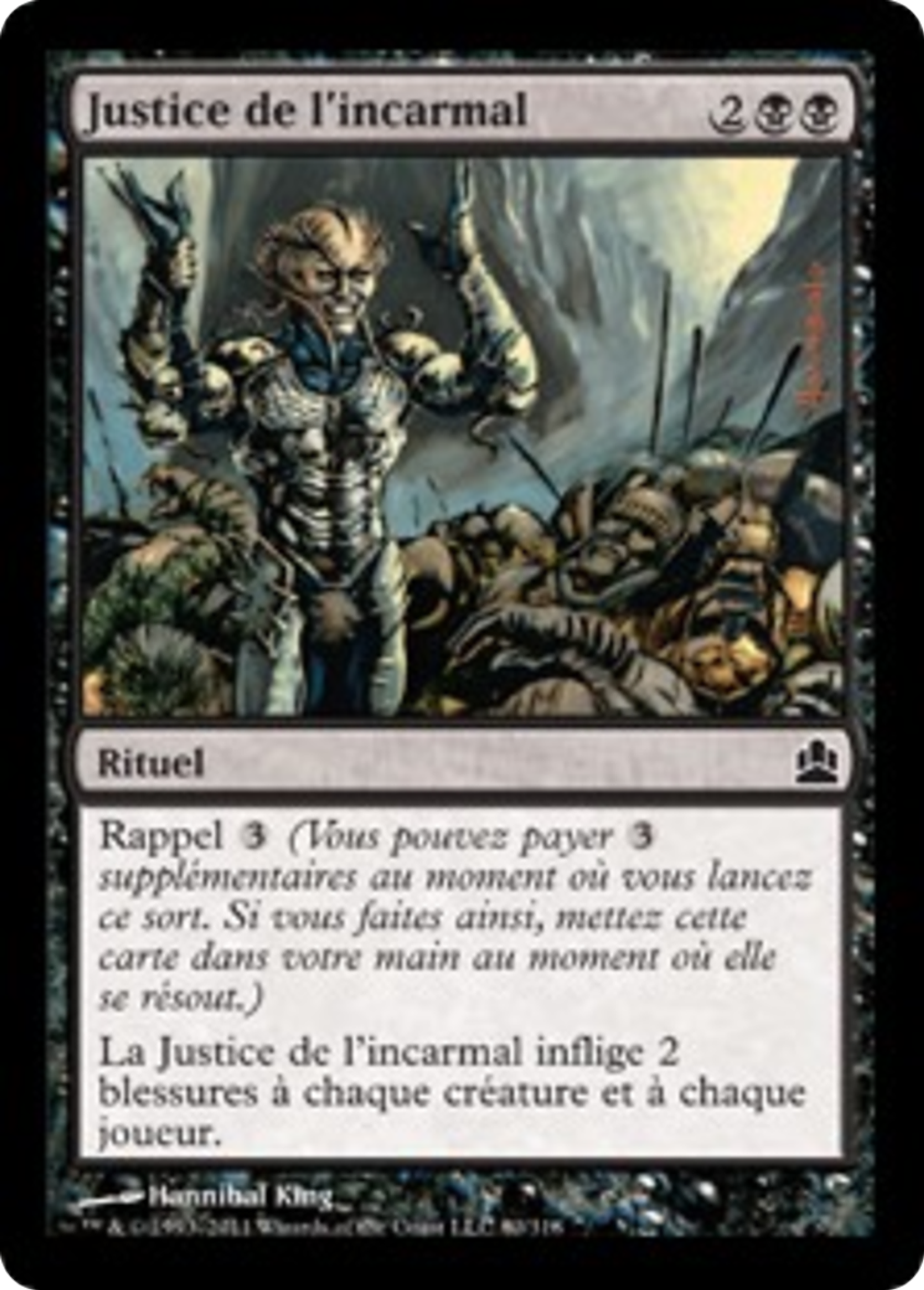 Justice de l'incarmal — Commander 2011 — Magic: The Gathering