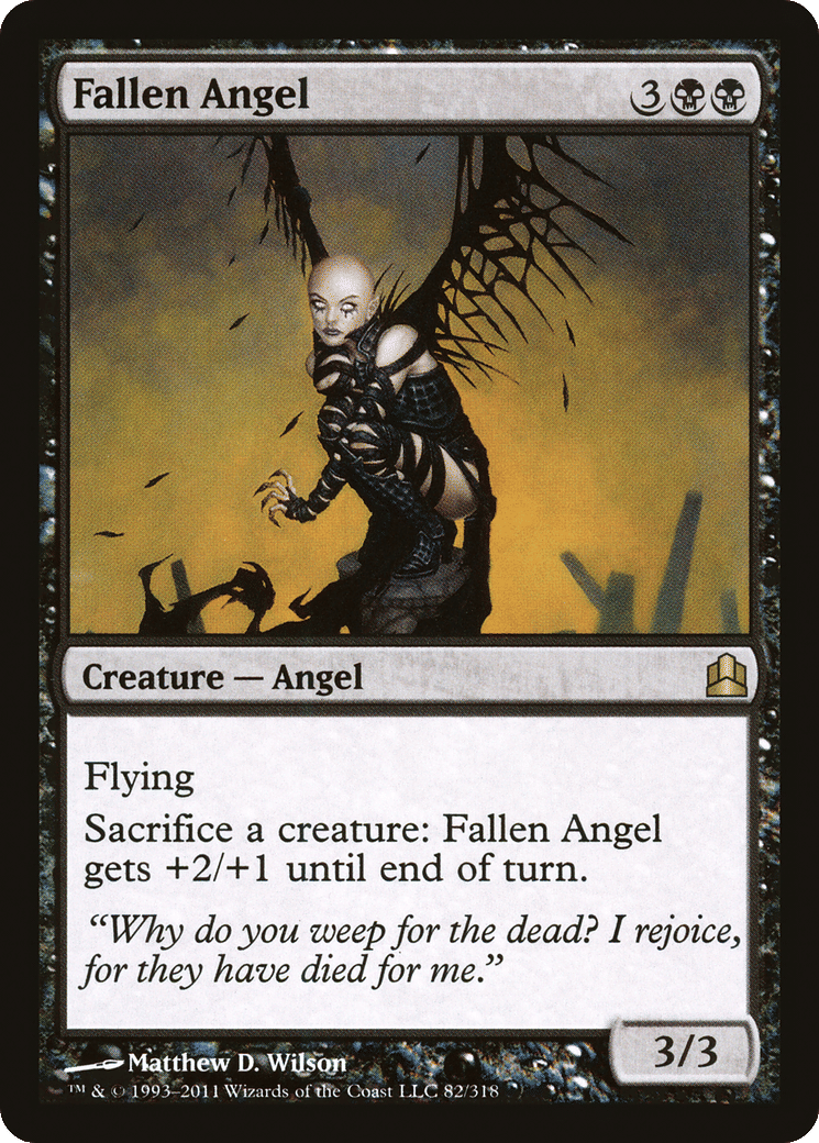 Fallen Angel — Commander 2011 — Magic: The Gathering