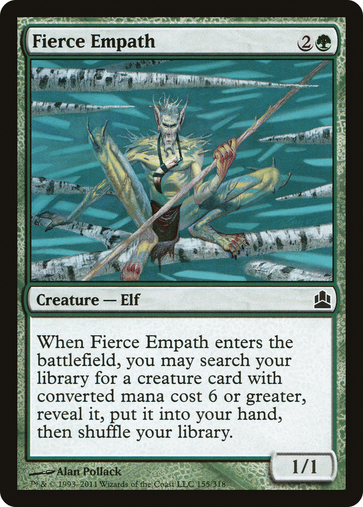 Fierce Empath — Commander 2011 — Magic: The Gathering