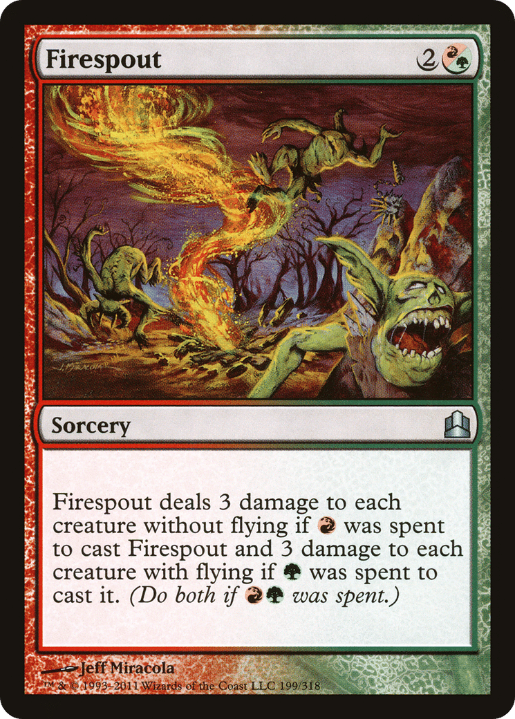 Firespout — Commander 2011 — Magic: The Gathering