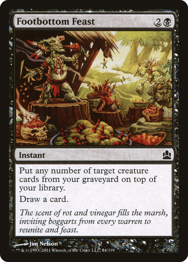 Footbottom Feast — Commander 2011 — Magic: The Gathering