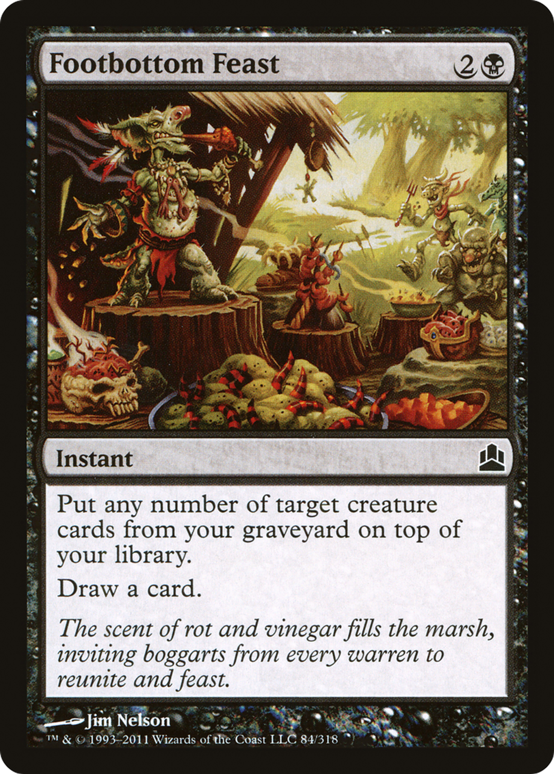 Footbottom Feast — Commander 2011 — Magic: The Gathering