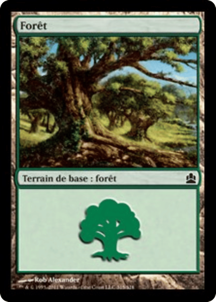 Forêt — Commander 2011 — Magic: The Gathering