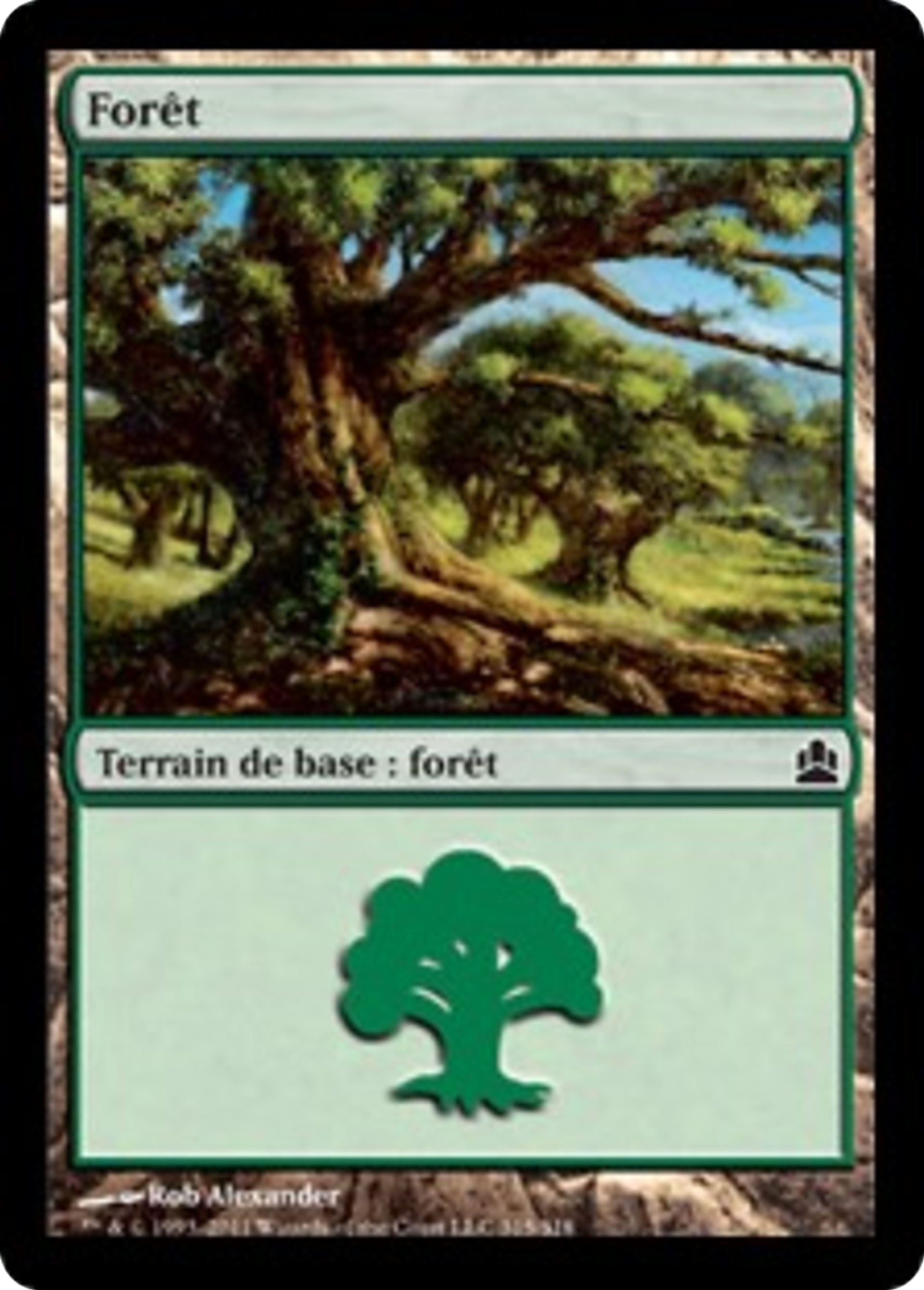 Forêt — Commander 2011 — Magic: The Gathering