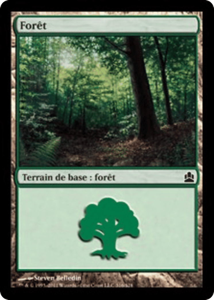Forêt — Commander 2011 — Magic: The Gathering