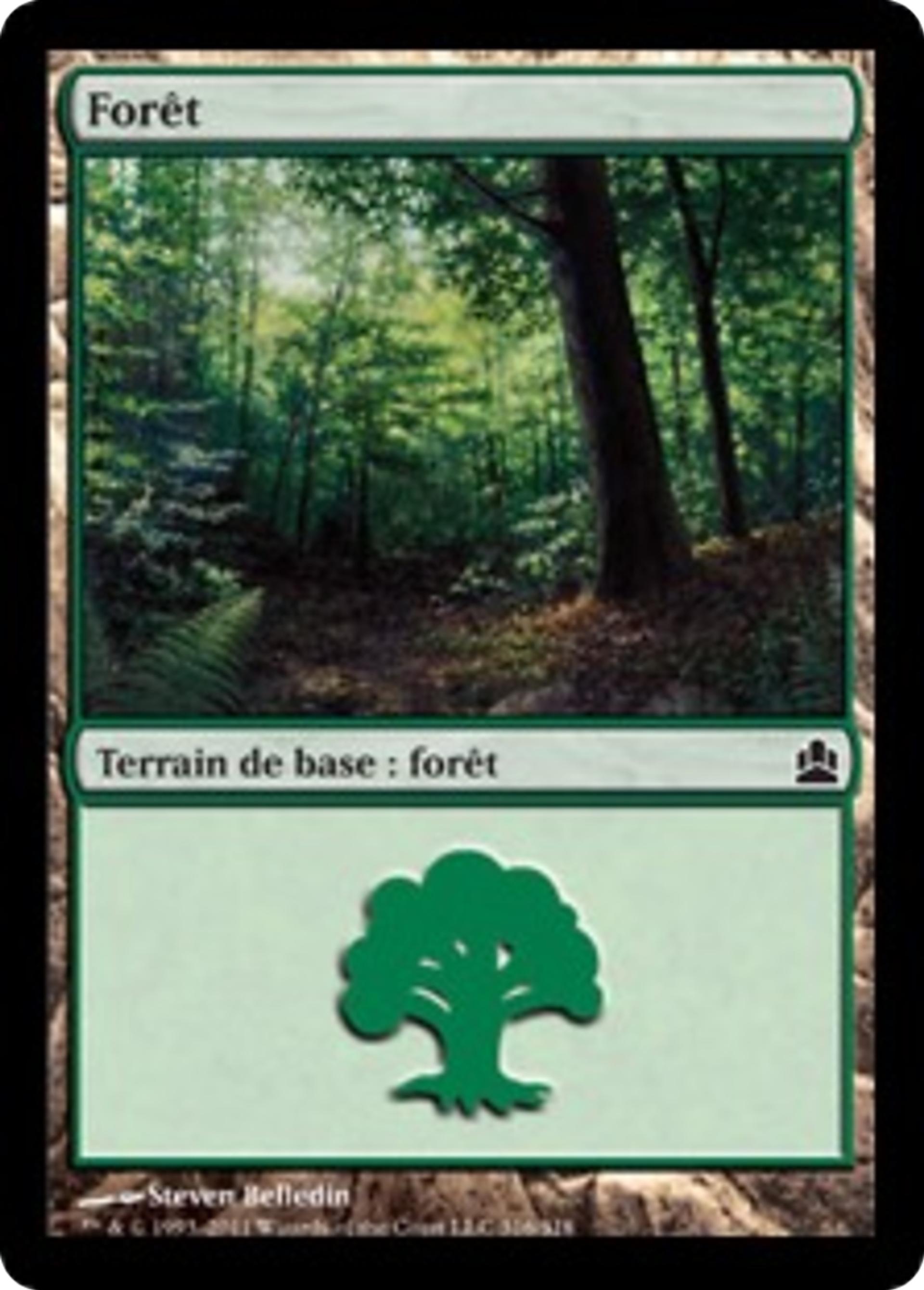 Forêt — Commander 2011 — Magic: The Gathering