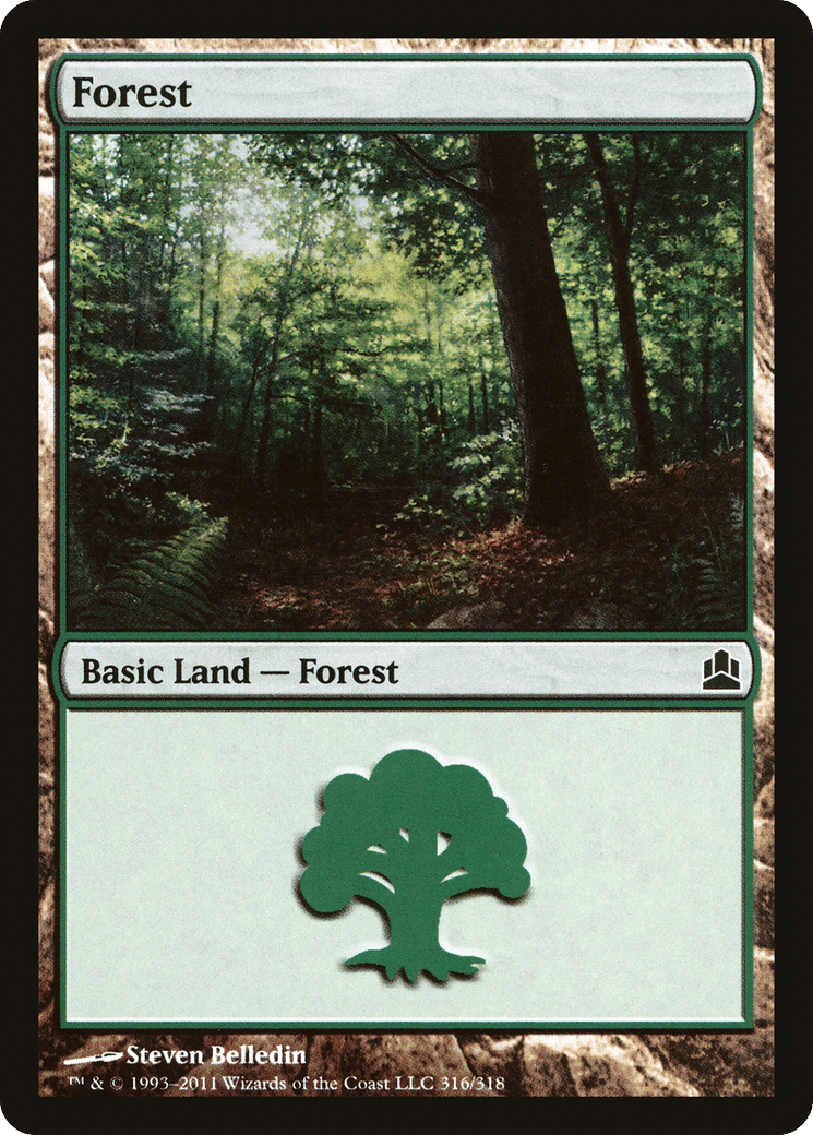 Forest — Commander 2011 — Magic: The Gathering