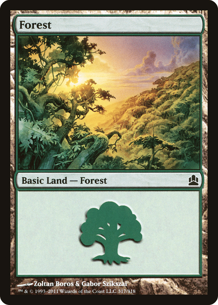 Forest — Commander 2011 — Magic: The Gathering