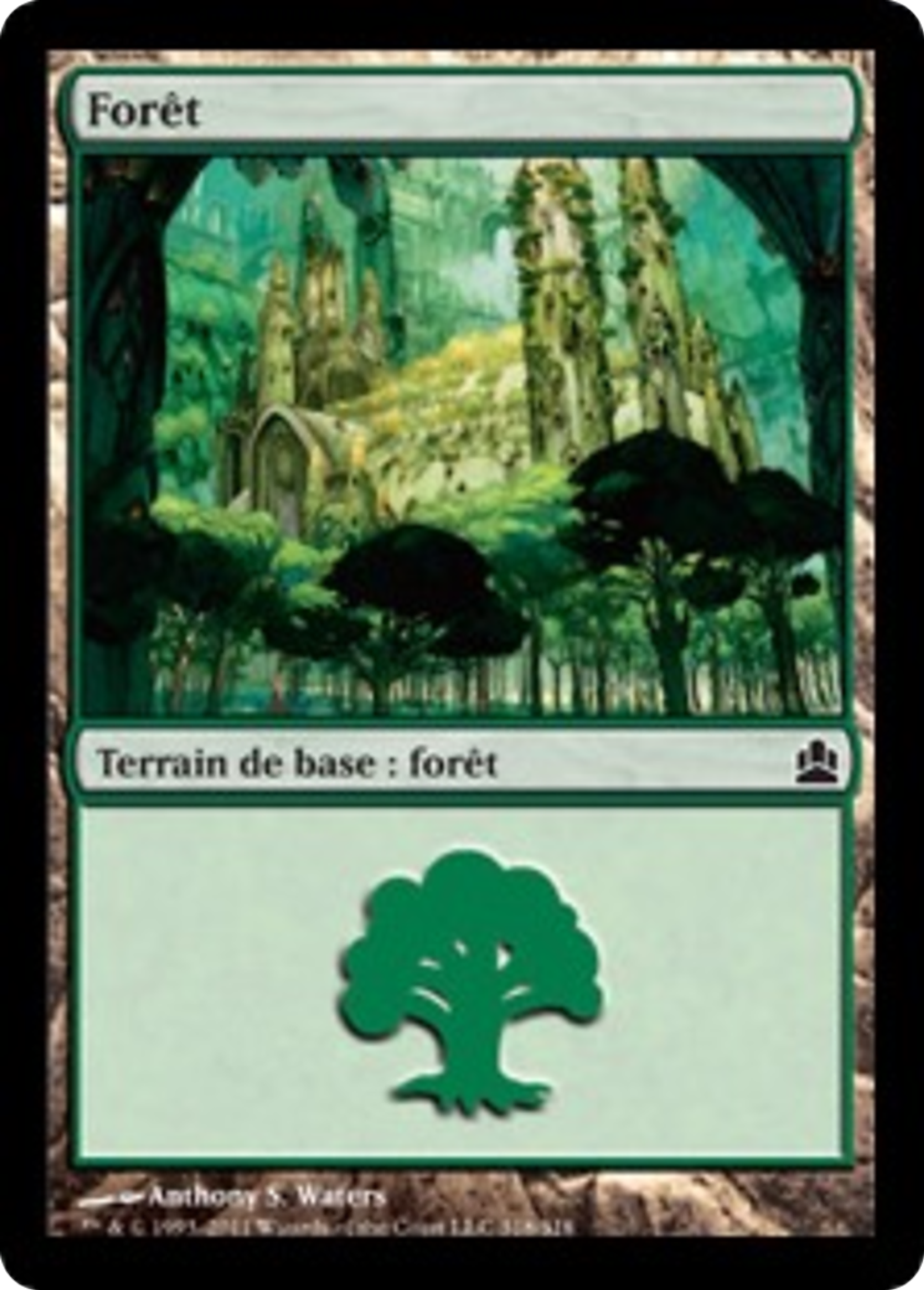 Forêt — Commander 2011 — Magic: The Gathering