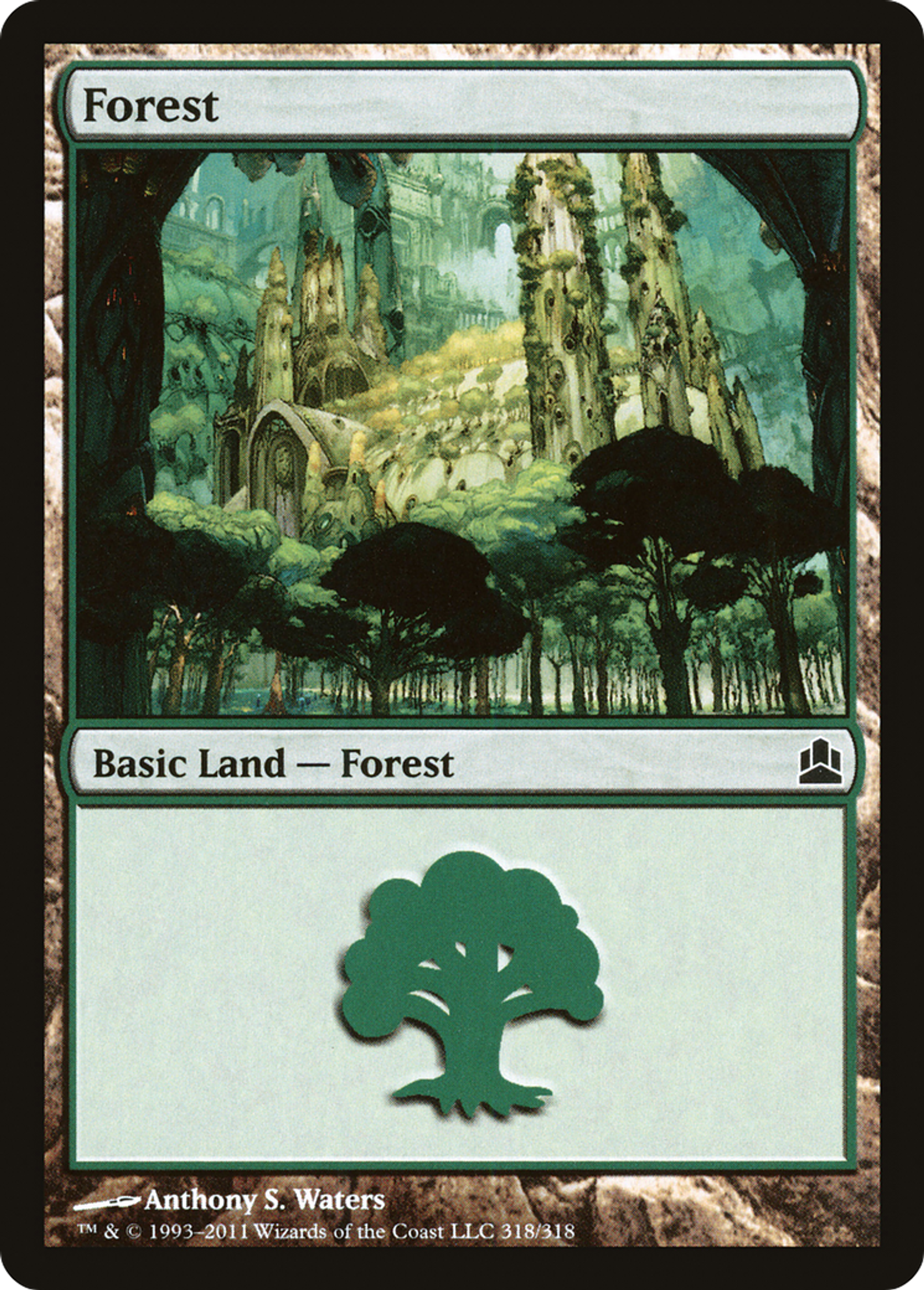 Forêt — Commander 2011 — Magic: The Gathering