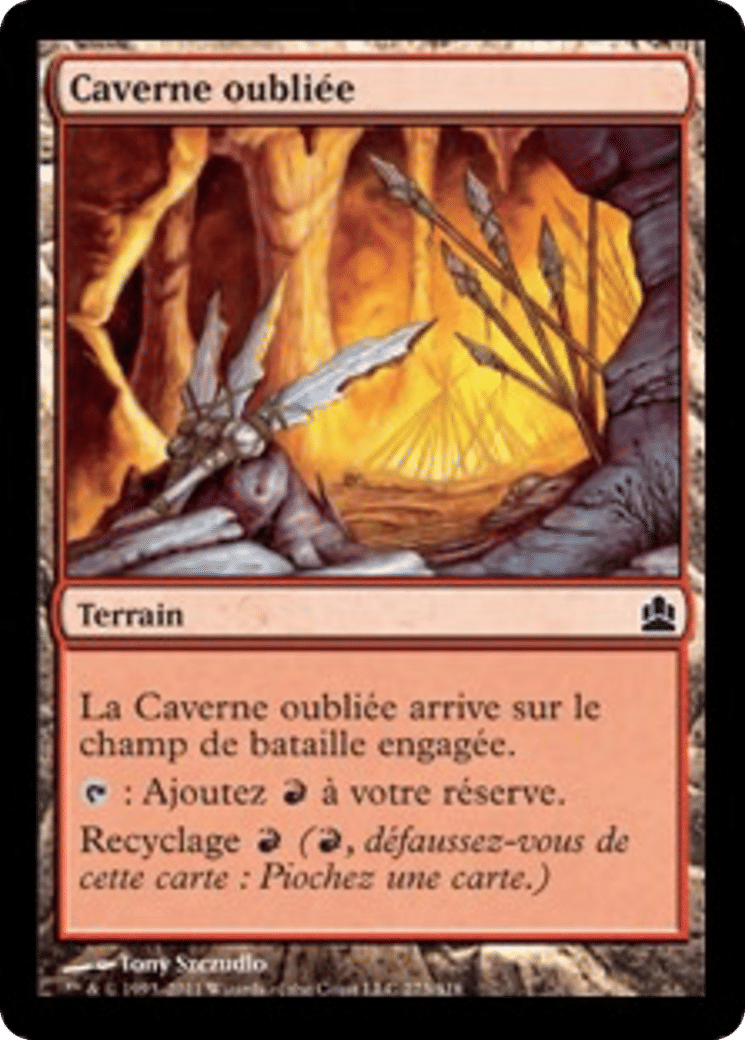 Caverne oubliée — Commander 2011 — Magic: The Gathering