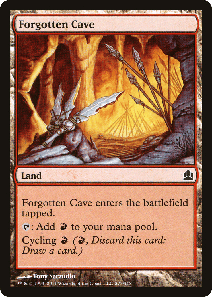 Forgotten Cave — Commander 2011 — Magic: The Gathering