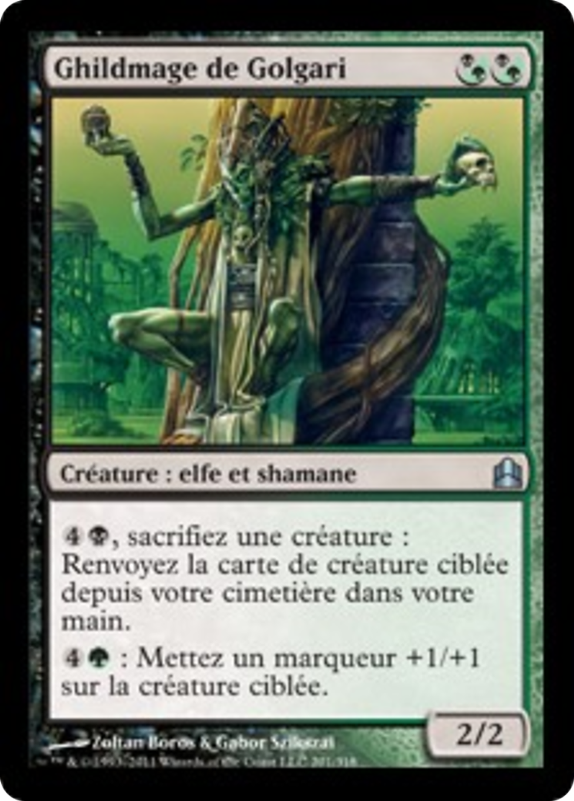 Ghildmage de Golgari — Commander 2011 — Magic: The Gathering