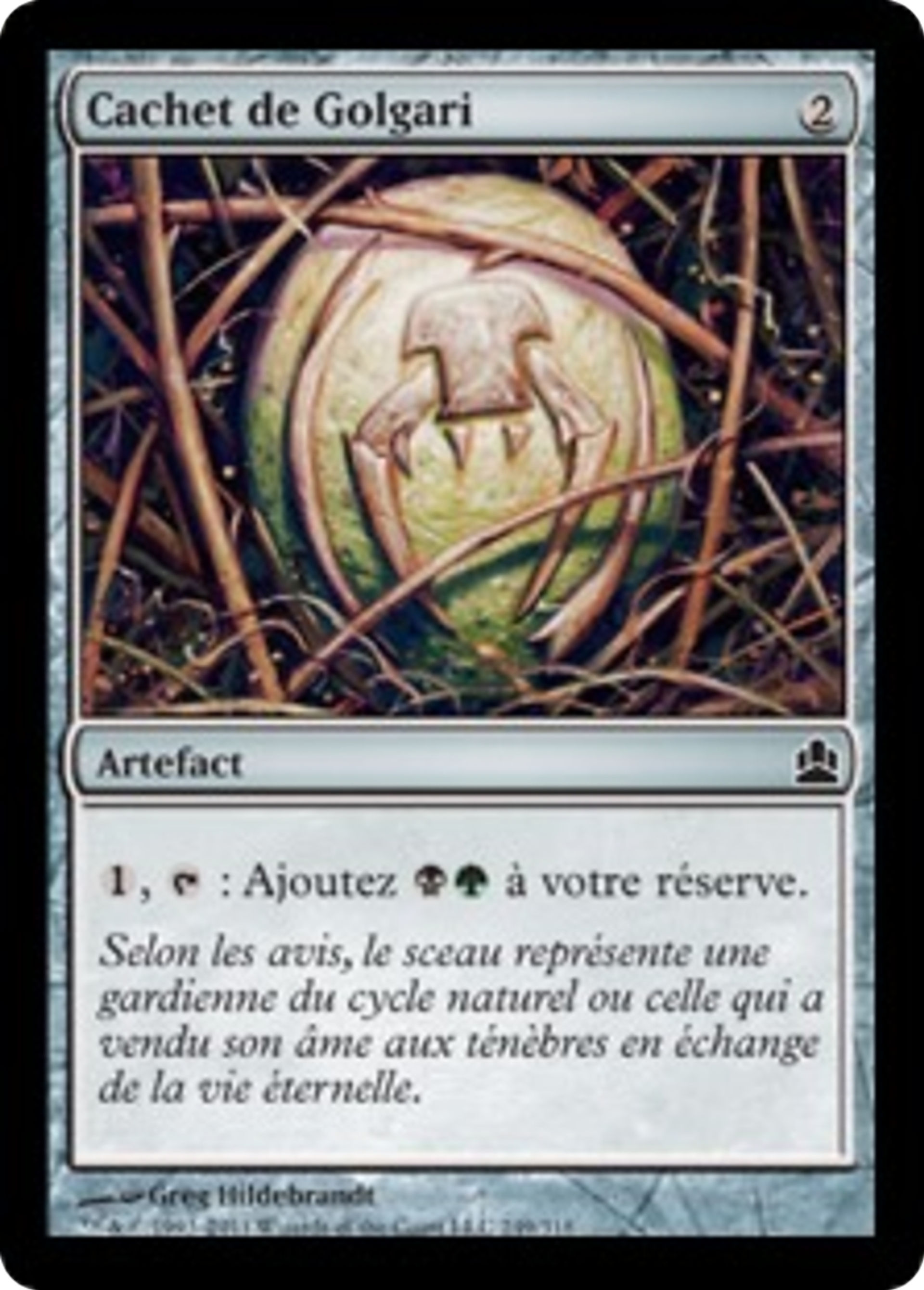 Cachet de Golgari — Commander 2011 — Magic: The Gathering