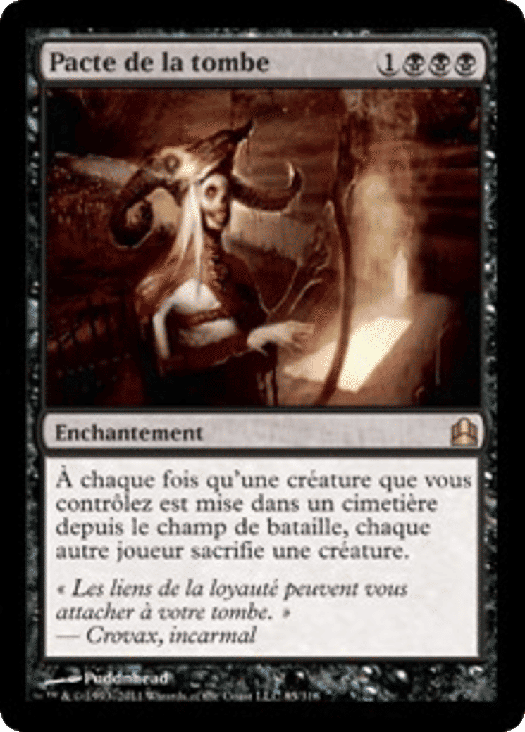 Pacte de la tombe — Commander 2011 — Magic: The Gathering