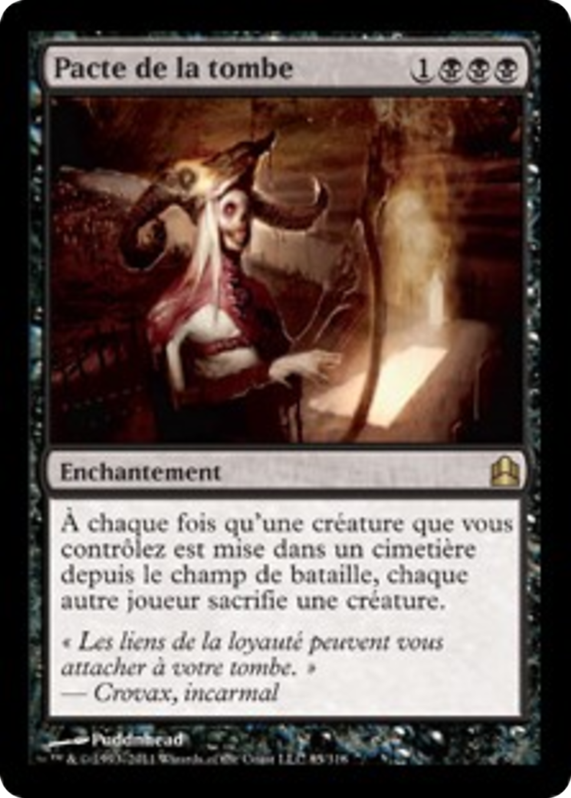 Pacte de la tombe — Commander 2011 — Magic: The Gathering