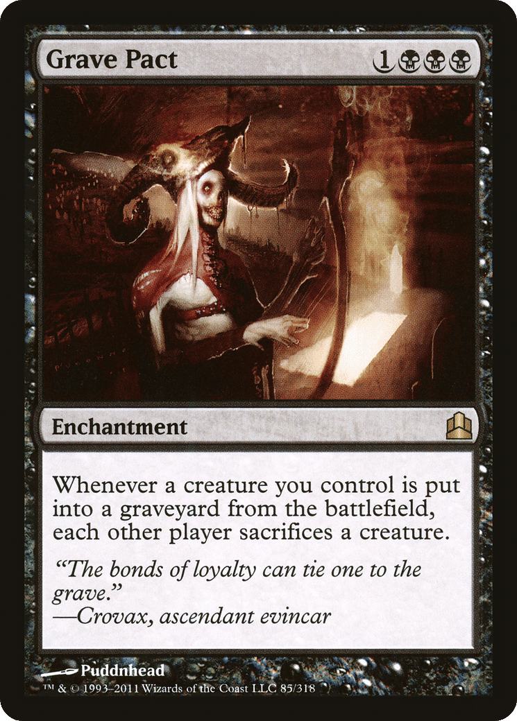 Pacte de la tombe — Commander 2011 — Magic: The Gathering